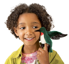 Load image into Gallery viewer, Hummingbird Finger Puppet by Folkmanis