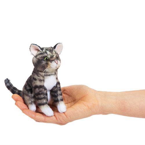Tabby Cat Finger Puppet by Folkmanis
