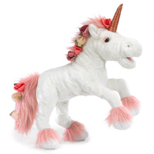 Load image into Gallery viewer, Lobelia the Unicorn Hand Puppet &amp; Personal Message from Noe